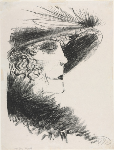 WOMAN WITH HERON FEATHER