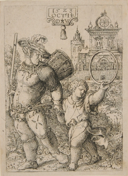 Drummer and Boy with Hoop