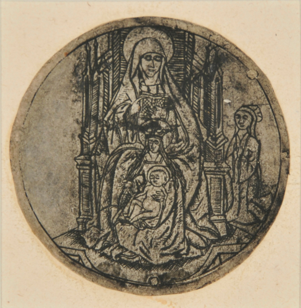 SAINT ANNE, VIRGIN AND CHILD WITH DONOR