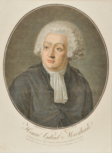 Portrait of Honore Gabriel Mirabeau