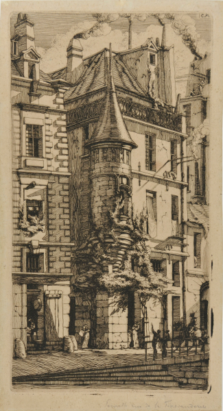 HOUSE WITH A TURRET, WEAVERS' STREET, PARIS