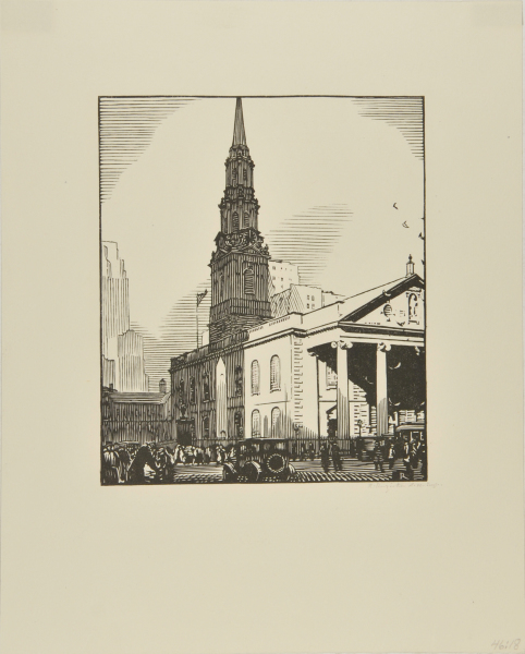 ST. PAUL'S 1942 - CHAPEL AT EAST OF TRINITY CHURCH, N.Y.