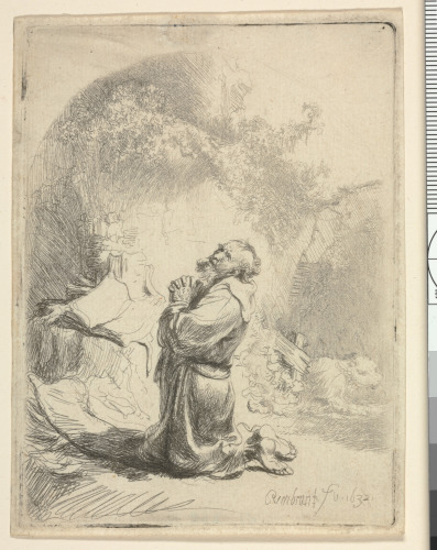 SAINT JEROME PRAYING: ARCHED