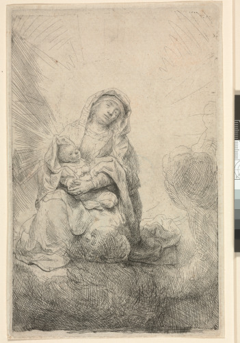 VIRGIN AND CHILD IN THE CLOUDS