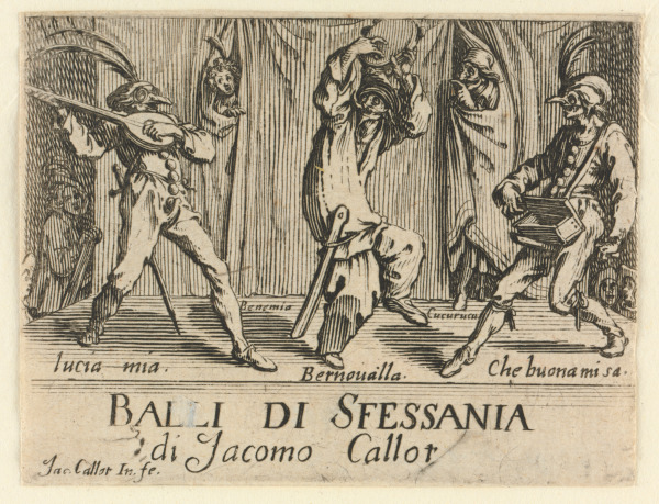 Title Plate from the Series “Balli di Sfessania”