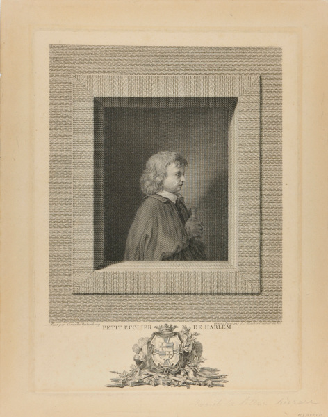 PORTRAIT OF A YOUNG BOY IN PROFILE, TO RIGHT