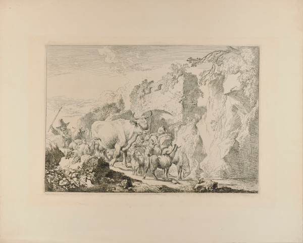 Landscape with Figures and Animals