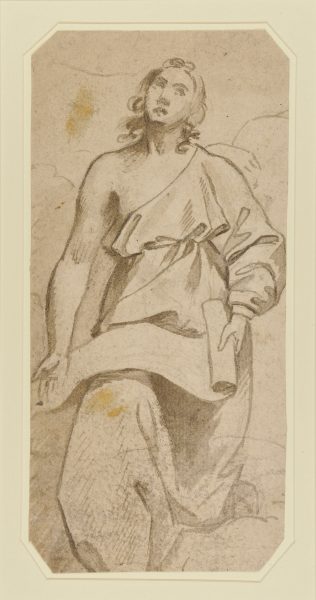 ANGEL (STUDY FOR AN ALTARPIECE OF THE ANNUNCIATION TO THE SHEPHERDS, ROCHESTER CATHEDRAL)