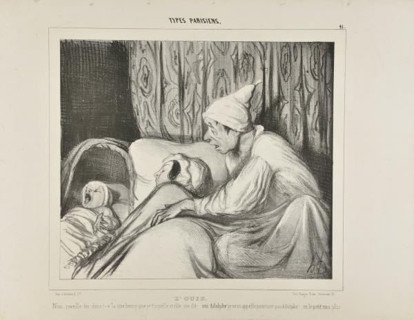 SENSE OF HEARING. WAKE UP NINI!.... I HAVE BEEN CALLING HER FOR MORE THAN AN HOUR, AND SHE ALWAYS REPLIES: YES ADOLPHE. BUT NEITHER THE CHILD'S NAME NOR MINE IS ADOLPHE!