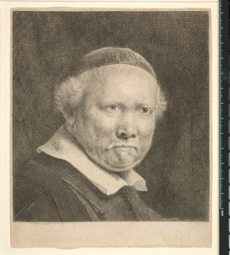 LIEVEN WILLEMSZ VAN COPPENOL, WRITING-MASTER: THE LARGER PLATE (PLATE CUT DOWN)