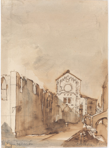 CHURCH, PARTLY IN RUINS