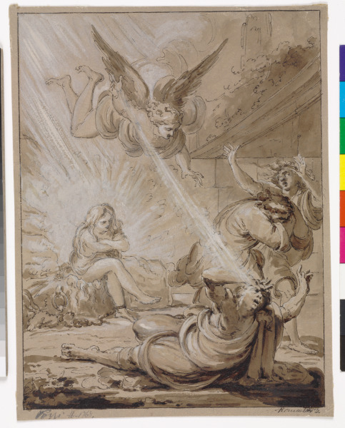 ANGEL PROTECTING MARY MAGDALENE