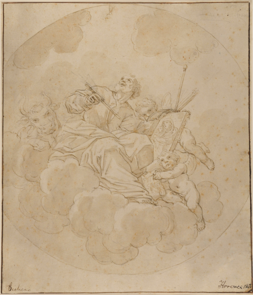 ST. LUKE PAINTING A PORTRAIT OF THE VIRGIN