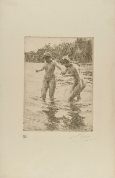 Two Bathers