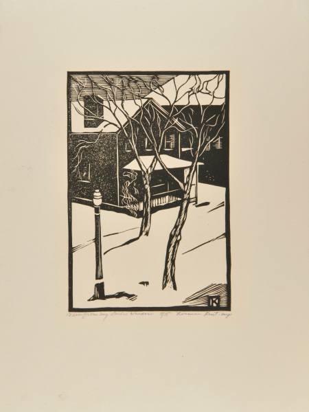 VIEW FROM MY STUDIO WINDOW