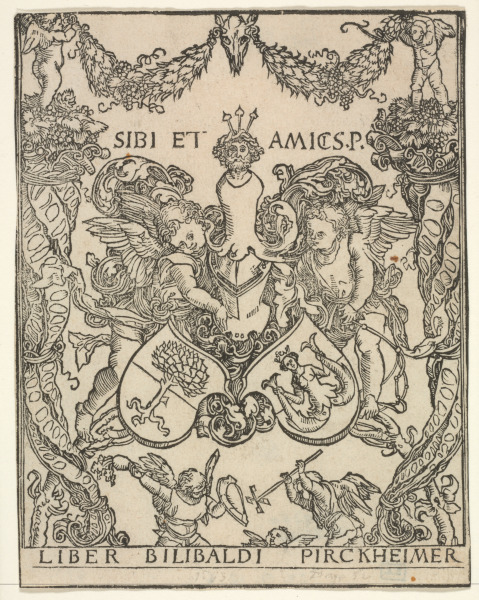 Bookplate of Willibald Pirckheimer