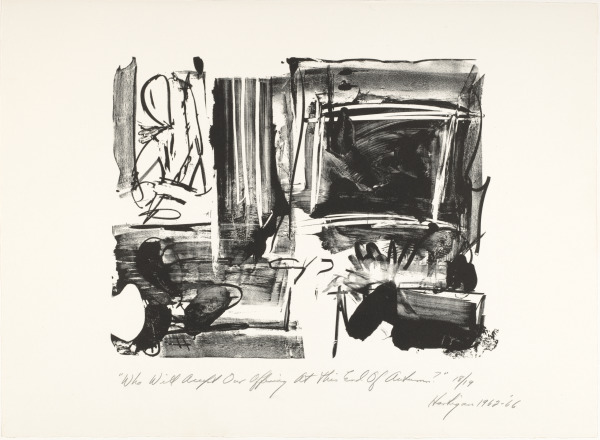 Who Will Accept Our Offering At This End of Autumn?