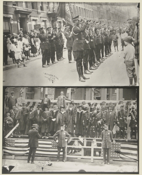 MARCUS GARVEY AND THE GARVEY MILITIA, HARLEM, 1924