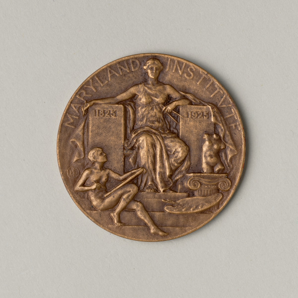 "MARYLAND INSTITUTE 1825-1925" MEDAL
