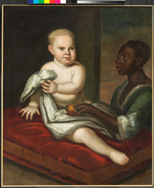 GUSTAVUS HESSELIUS, JR. WITH HIS NURSE