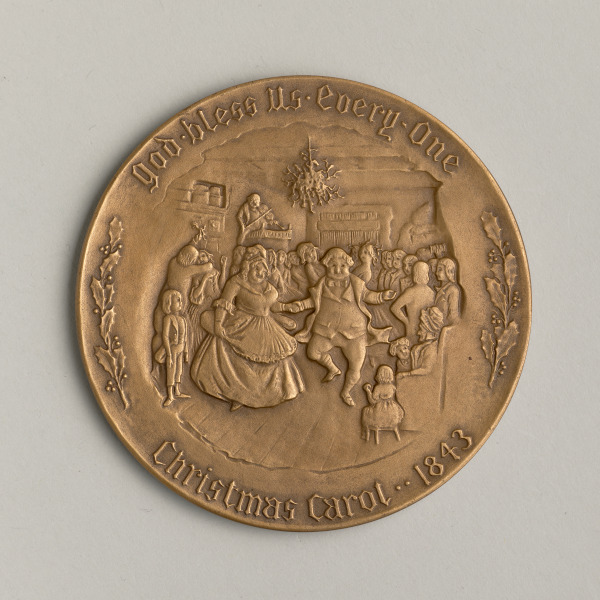 "FEZZIWIG'S BALL FROM 'A CHRISTMAS CAROL' BY CHARLES DICKENS" MEDAL