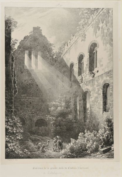 Enterieur de la Grande Salle du Chateau D’Harcourt, Lillebonne