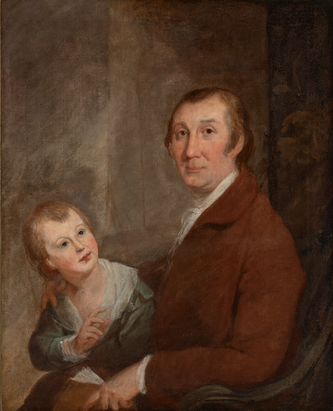 WILLIAM SMITH WITH HIS GRANDSON, JOSIAS CARVIL HALL