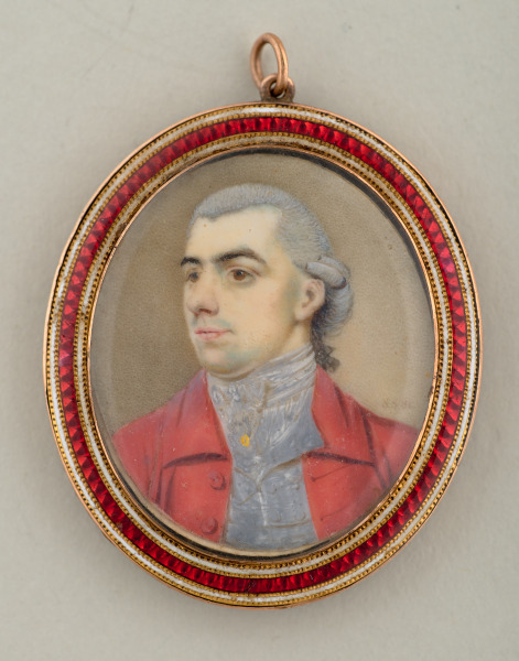"PORTRAIT OF A GENTLEMAN" PORTRAIT MINIATURE