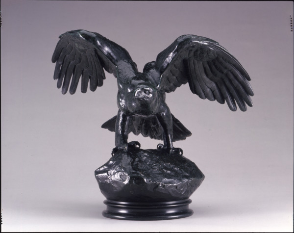 EAGLE WITH WINGS OUTSPREAD