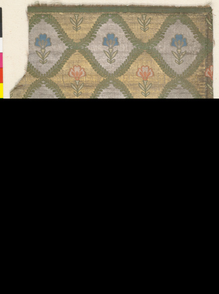 Fragment of Metallic Ground Fabric