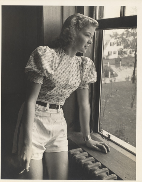 PEGGY HEPBURN AT BENNINGTON COLLEGE
