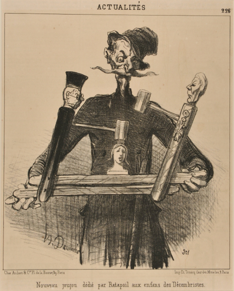 NEW TOYS PRESENTED BY RATAPOIL TO THE CHILDREN OF THE DECEMBERISTS.