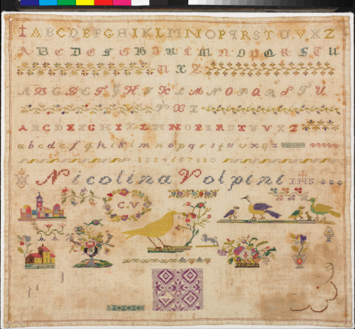 ALPHABETS, BIRDS, BUILDINGS, AND OTHER MOTIFS