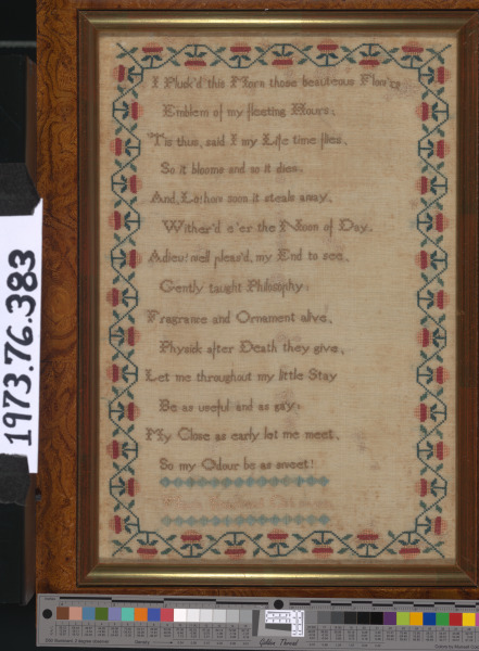 I’d Pluck’d This Morn Those Beauteous Flow’rs . . .