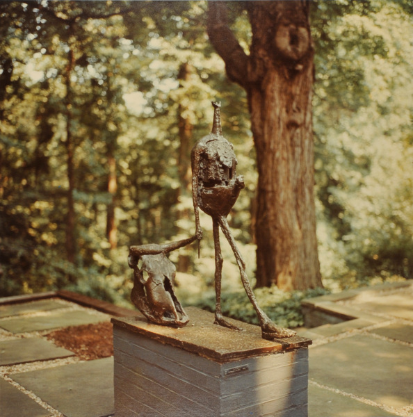 GERMAINE RICHIER "TAUROMACHY." PHOTOGRAPH TAKEN IN THE WURTZBURGER SCULPTURE GARDEN (ORIGINAL SITE, TIMBERLANE)