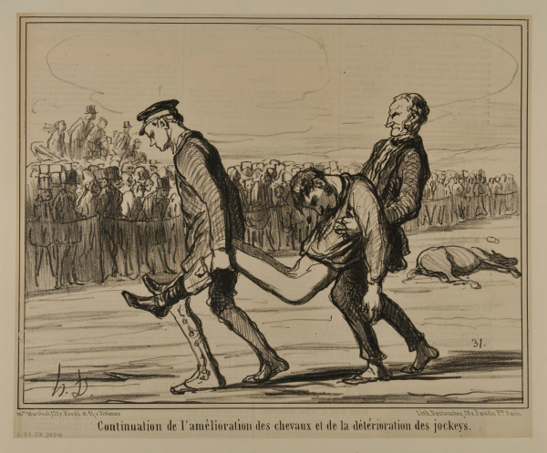 CONTINUATION DE L'AMÉLIORATION DES CHEVAUX ET DE LA DÉTÉRIORATION DES JOCKEYS