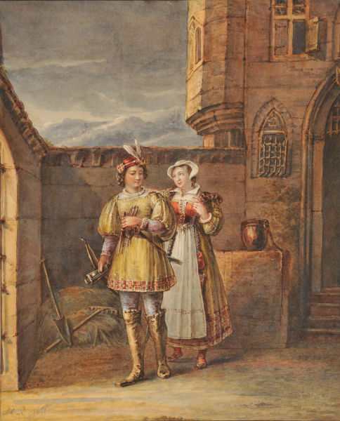 SCENE FROM ROSSINI'S OPERA WILLIAM TELL