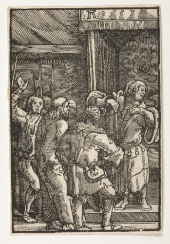 CHRIST BEFORE CAIAPHAS; CAIAPHAS TEARING HIS CLOTHES