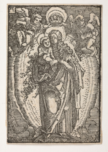 The Virgin and Child on a Crescent