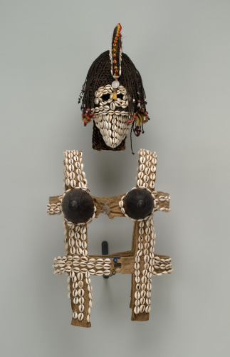Mask and Vest Representing a Fulani Woman (Bede)