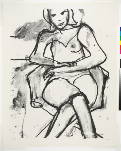 Seated Woman with Hands Crossed