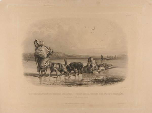 DOG-SLEDGES OF THE MANDAN INDIANS