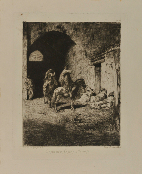 Guards of the Casbah at the Gates of Tetuán