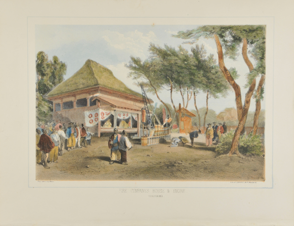 FIRE COMPANY'S HOUSE AND ENGINE