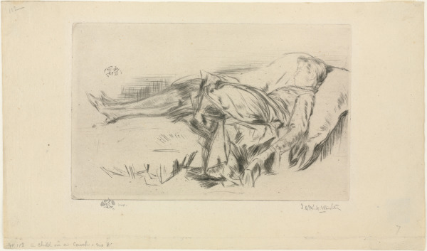 A CHILD ON A COUCH, NO. 2