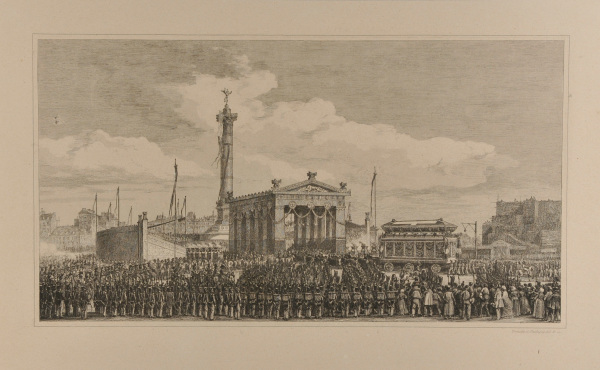 Cérémonie de l’inauguration de la colonne de Juillet