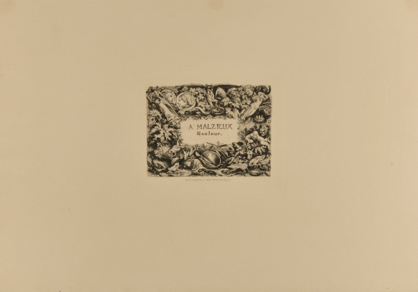 ADDRESS CARD OF THE MOLDMAKER MALZIEUX
