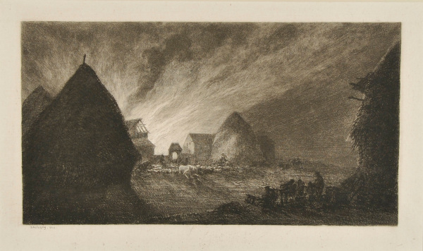 The Fire at the Farm (Reminiscence of the Morvan)