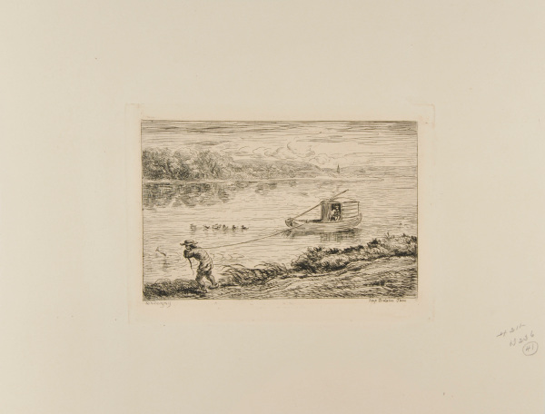 THE CABIN BOY HAULING THE TOW-ROPE (HAULING BY ROPE)