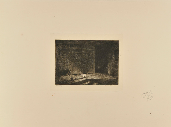 INTERIOR OF AN INN (THE CORRIDOR OF AN INN)